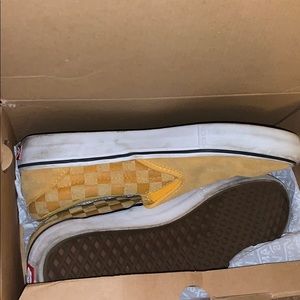 Hairy suede banana vans